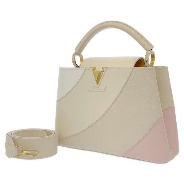 9085145 01 Louis Vuitton Capucines BB Handbag Taurillon Leather Pink