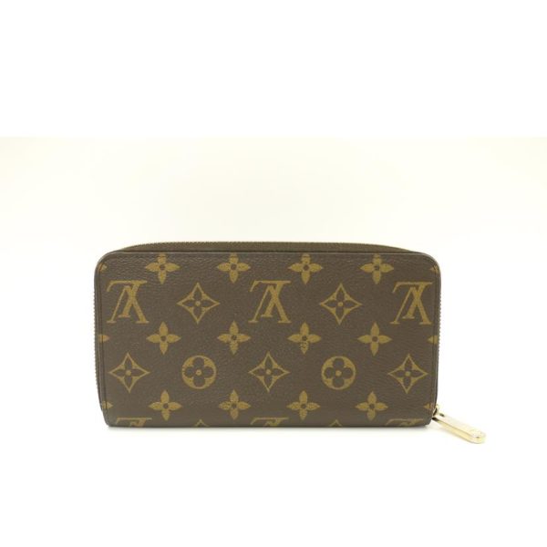 90872 2 Louis Vuitton Zippy Wallet Monogram Wallet Brown