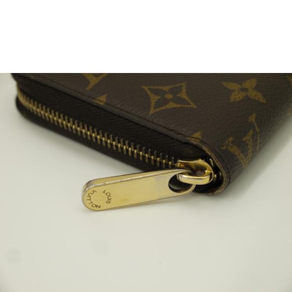 90872 8 Louis Vuitton Zippy Wallet Monogram Wallet Brown