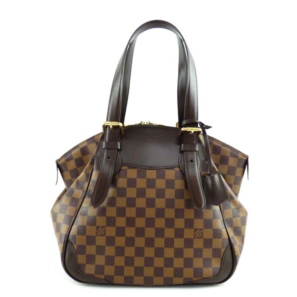 90933 1 Louis Vuitton Verona MM Bag Damier Ebene Brown