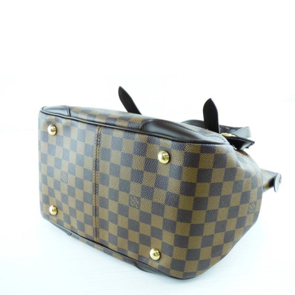 90933 3 Louis Vuitton Verona MM Bag Damier Ebene Brown