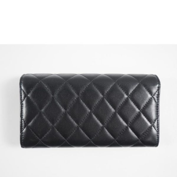 90941 2 Chanel Coco Clip Flap Matelasse Black