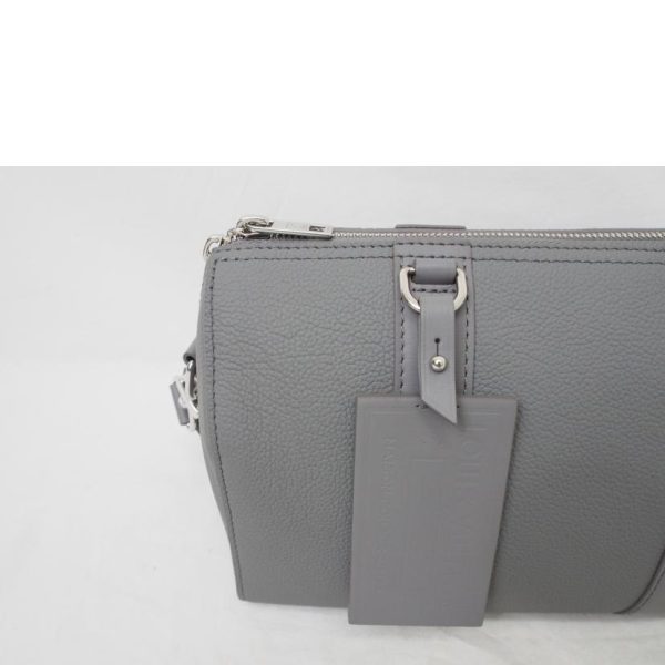 90943 6 Louis Vuitton City Keepall Aerogram Duffel Bag Gray