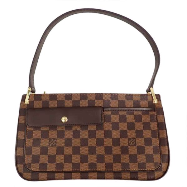 90957 1 Louis Vuitton Aubagne Bag Damier Ebene Brown