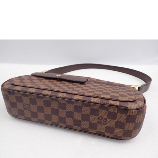 90957 3 Louis Vuitton Aubagne Bag Damier Ebene Brown