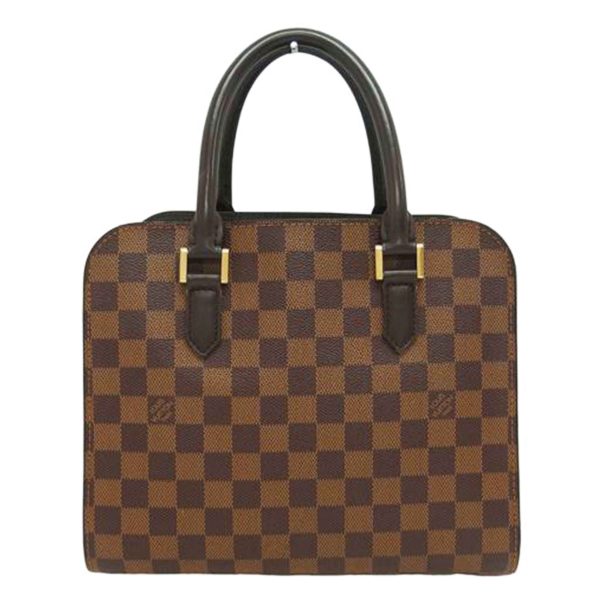 90964 1 Louis Vuitton Triana Bag Damier Ebene Brown