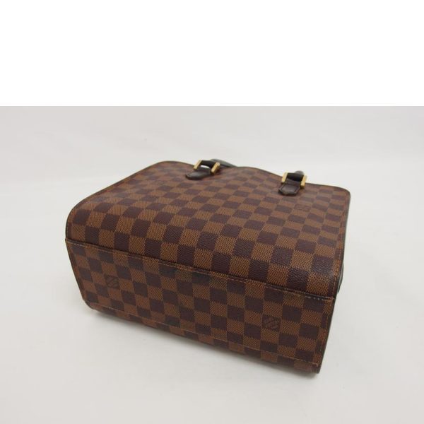 90964 3 Louis Vuitton Triana Bag Damier Ebene Brown