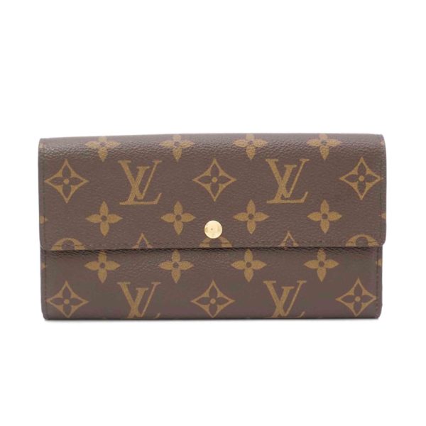 90995 1 Louis Vuitton Portefeuil Sala Monogram Wallet Brown