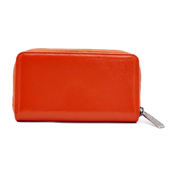 910043007221 3 Chanel Cocomark Small Round Wallet Matte Orange