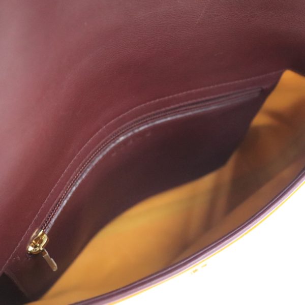 910073007106 8 Loewe Suede Leather Shoulder Bag Brown Bordeaux