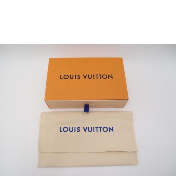 91008 8 Louis Vuitton Zippy Wallet Metalized Blue Wallet