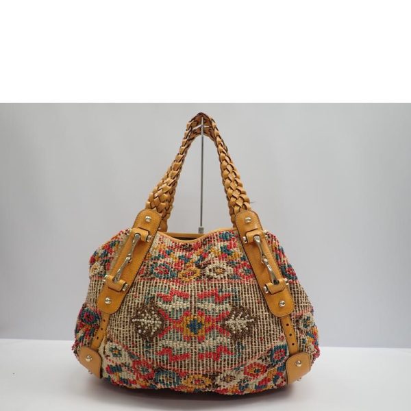 91067 3 Gucci Multicolor Canvas Shoulder Bag Multi Color