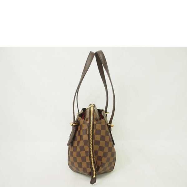 91148 3 Louis Vuitton Belem MM Shoulder Bag Damier Ebene