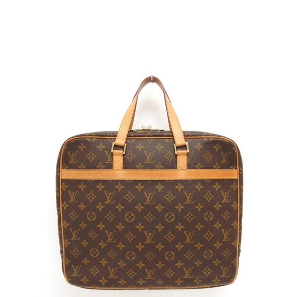 91152 2 Louis Vuitton Porte de Cumin Pegas Monogram Travel Bag Brown