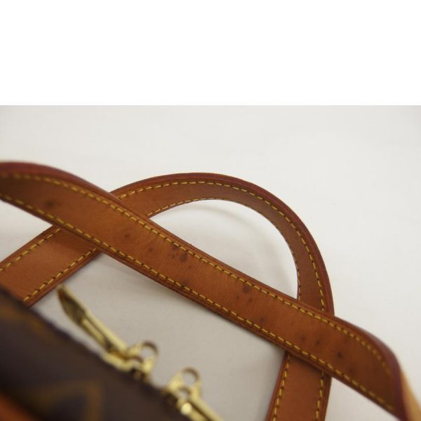 91152 8 Louis Vuitton Porte de Cumin Pegas Monogram Travel Bag Brown