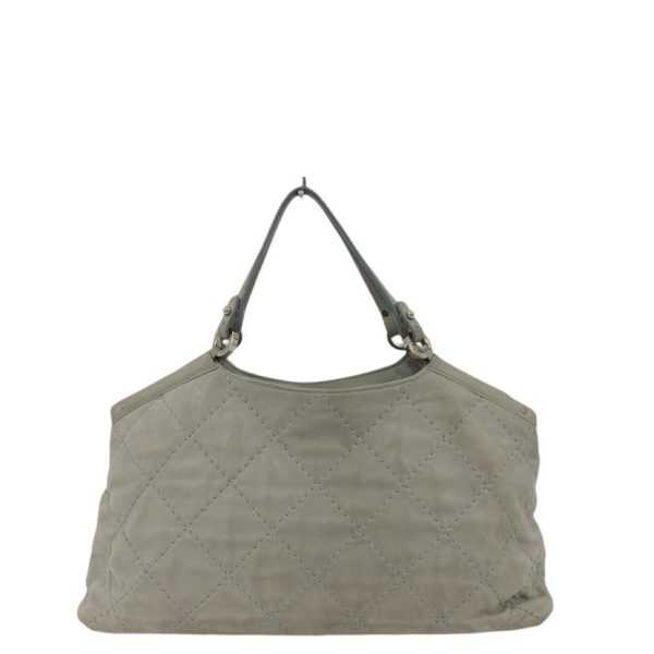 91182 2 CHANEL Cocomark 2WAY Handbag Gray