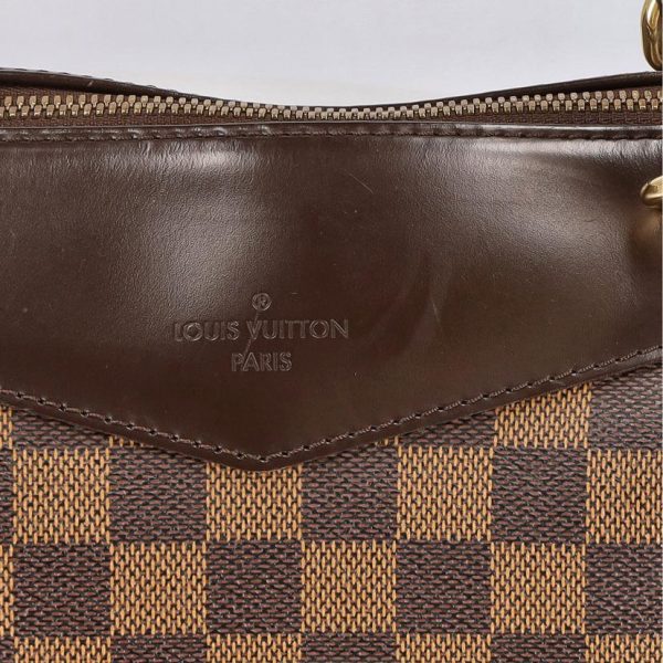 91190 6 Louis Vuitton Westminster GM Damier Ebene Tote Bag Brown