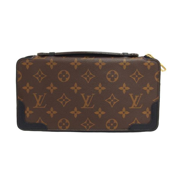 91206 1 Louis Vuitton Daily Organizer Monogram Macassar Bag Brown