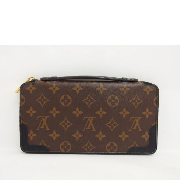 91206 2 Louis Vuitton Daily Organizer Monogram Macassar Bag Brown