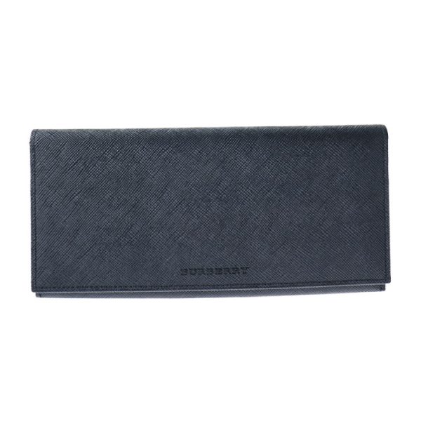 912113002102 1 Burberry Leather Long Wallet Black