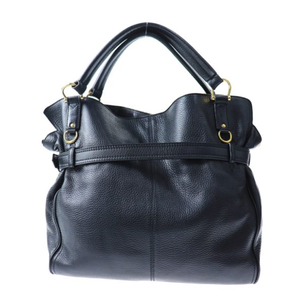 912113002126 3 Burberry Leather Tote Bag Black