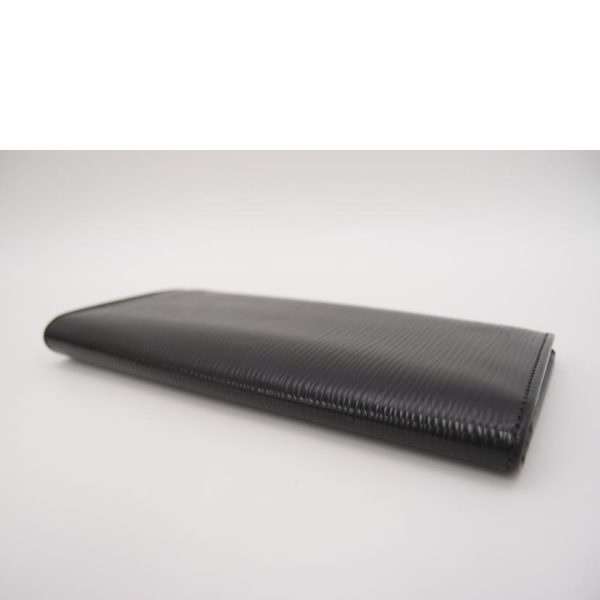 91244 3 Louis Vuitton Portefeuil Brazza Epi Wallet Noir