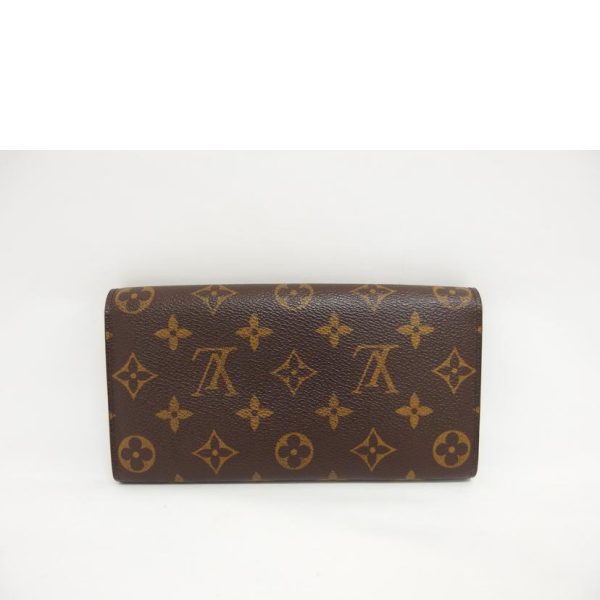 91282 2 Louis Vuitton Portefeuil Sala Monogram Wallet Brown