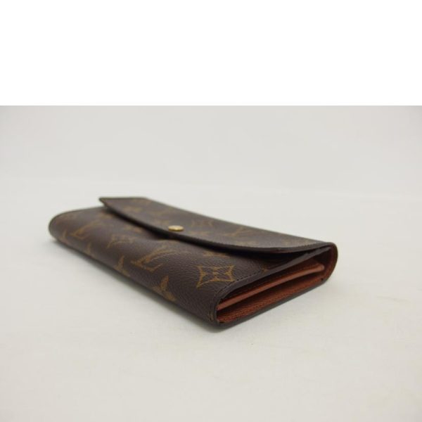 91282 3 Louis Vuitton Portefeuil Sala Monogram Wallet Brown