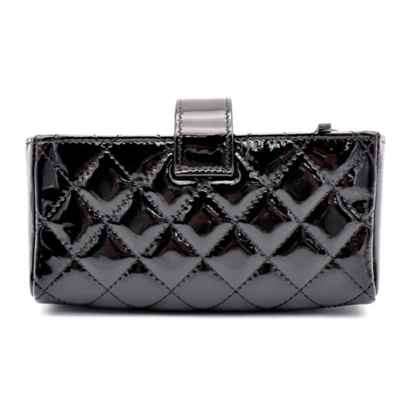 913023007137 3 Chanel Matelasse Pouch Patent Black Multi Case