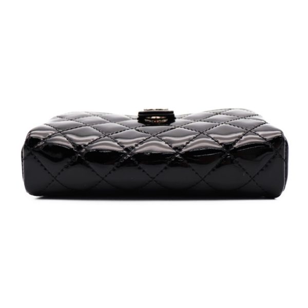 913023007137 4 Chanel Matelasse Pouch Patent Black Multi Case