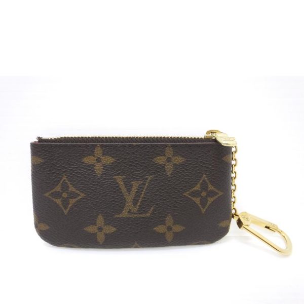 91318 2 Louis Vuitton Pochette Cle Vivienne Key Pouch Brown