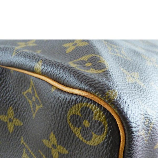 91374 6 Louis Vuitton Speedy 35 Bag Monogram Canvas Brown