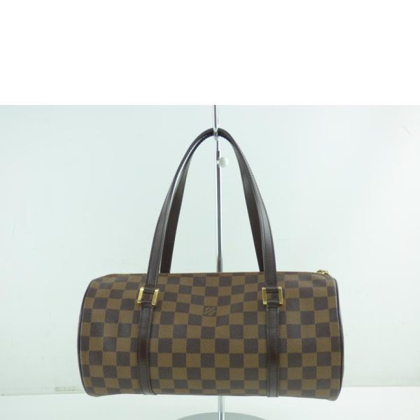 91459 2 Louis Vuitton Papillon 30 Bag Damier Ebene Brown