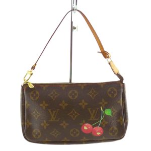 91473 1 Louis Vuitton Monogram Reporter PM Brown