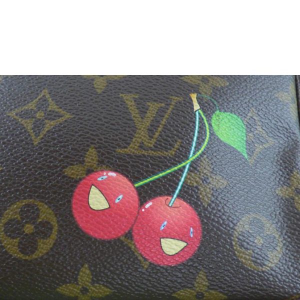 91473 6 Louis Vuitton Pochette Accessoire Clutch Monogram Cherry