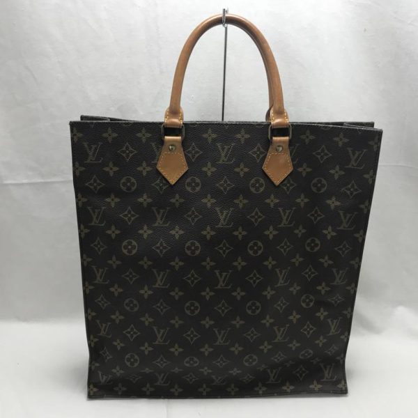 91478 2 Louis Vuitton Sac Pla Handbag Monogram Brown