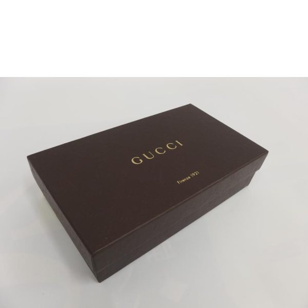 91480 6 Gucci Shima Leather Long Wallet