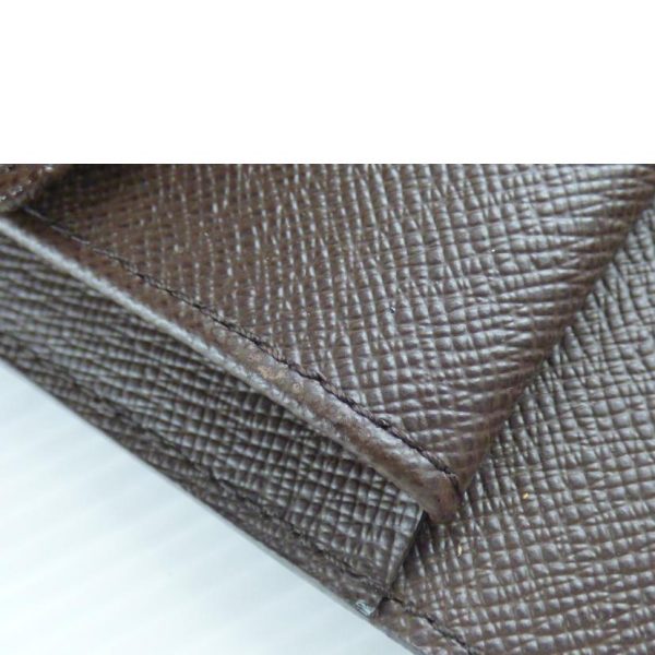 91497 7 Louis Vuitton Portefeuil International Wallet Damier Ebene Brown