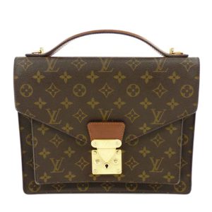 91503 1 Louis Vuitton Alma BB 2way Shoulder Bag Brown