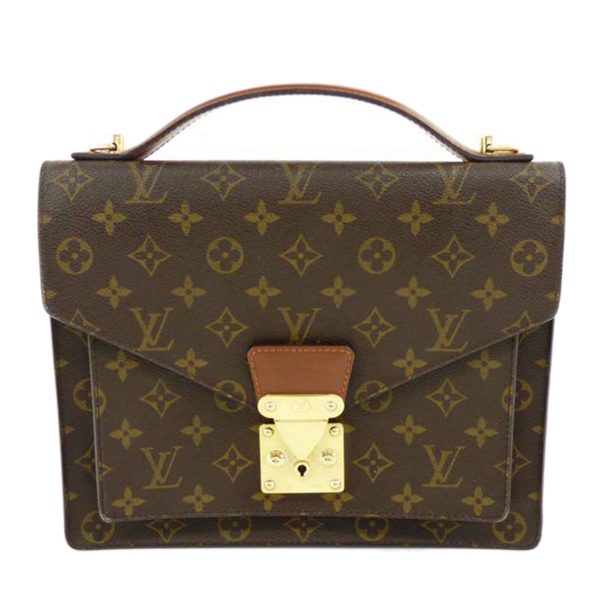 91503 1 Louis Vuitton Monceau Bag Monogram Canvas Brown