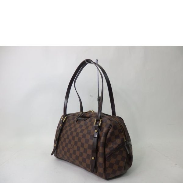 91565 3 Louis Vuitton Rivington GM Bag Damier Ebene Brown