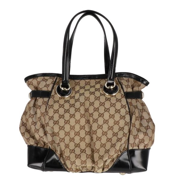 91589 1 Gucci GG Pattern Canvas Tote Bag