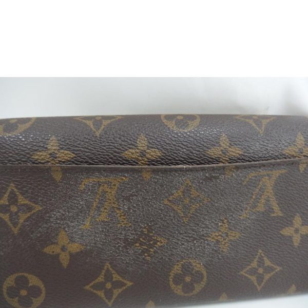 91633 3 Louis Vuitton Portefeuil Sarah Monogram Wallet Brown