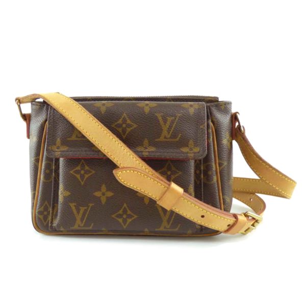 91640 1 Louis Vuitton Viva Cité PM Bag Monogram Canvas Brown