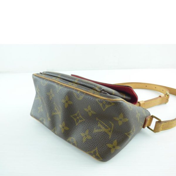 91640 3 Louis Vuitton Viva Cite PM Monogram Shoulder Bag Brown