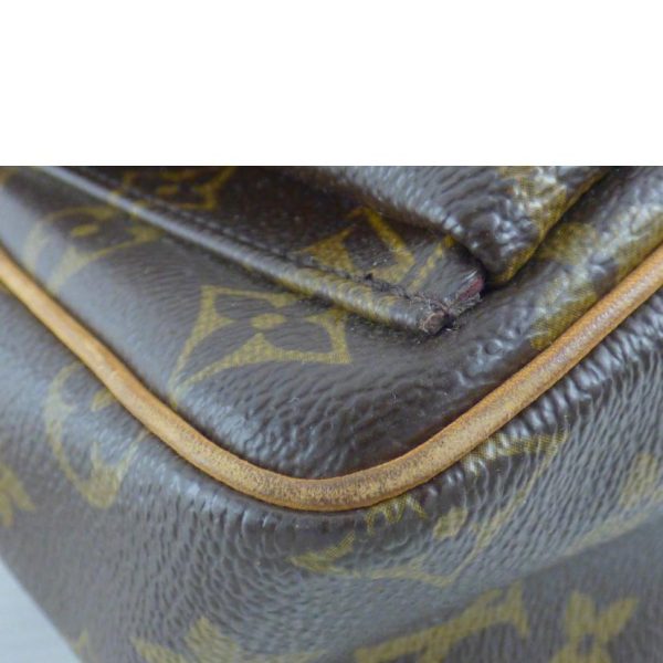 91640 7 Louis Vuitton Viva Cité PM Bag Monogram Canvas Brown