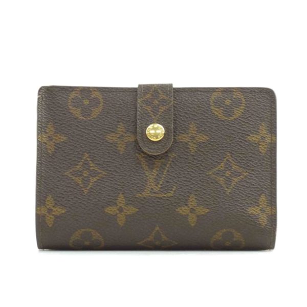 91652 1 Louis Vuitton Portefeuille Viennois Monogram Wallet Brown