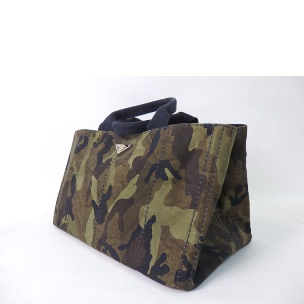 91657 3 Prada Kanapa Large Tote Camouflage