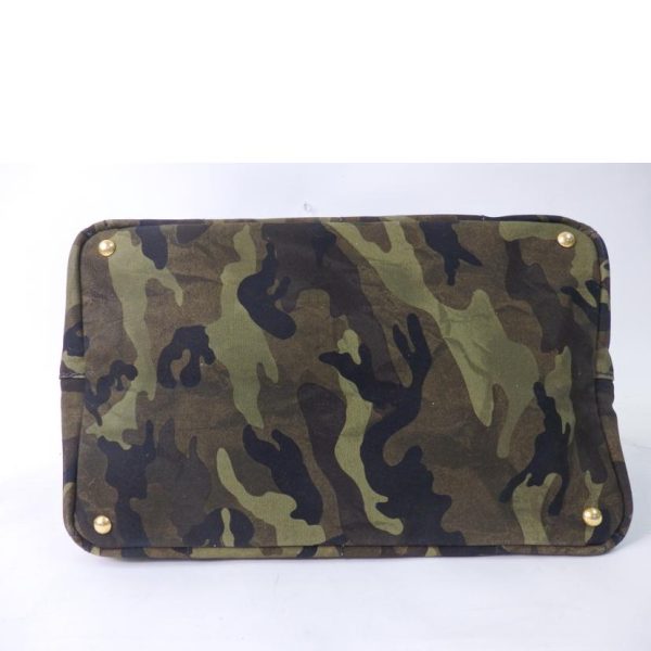 91657 4 Prada Kanapa Large Tote Camouflage