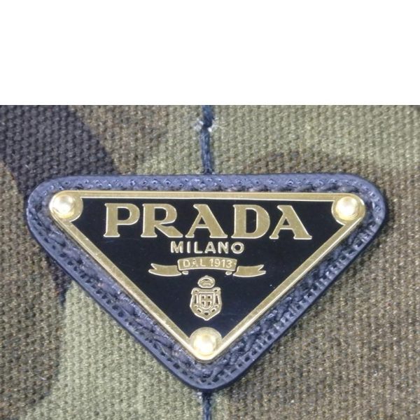 91657 7 Prada Kanapa Large Tote Camouflage